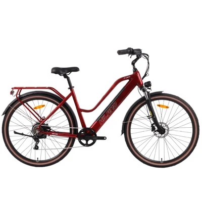 Joykie 700C*50C צמיג קומפקטי צעד דרך אופניים חשמליים עירוניים מסגרת אלומיניום 36v 10ah סוללה ebike אופניים חשמליים