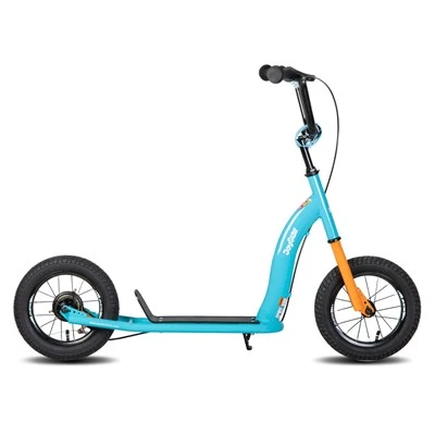 Joykie Joystar Kick Scooter לילדים 5+ בני נוער ונוער, קטנוע ילדים קל משקל עם כידון מתכוונן, קלנועית 2 גלגלים לבנים ובנות, 12 "גלגלים מתנפחים בלמי תוף אחוריים