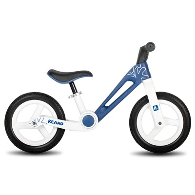 Joykie Keano 12 "אופניים איזון עבור 2+ ילדות ונערים בנות שנה, פעוטות מתקפלות אופניים לאופניים לילדים בגילאי 24 חודשים עד 6 שנים, ללא דחיפת דחיפה אופניים עם מושב מתכוונן ושטוח - צמיגים בחינם,