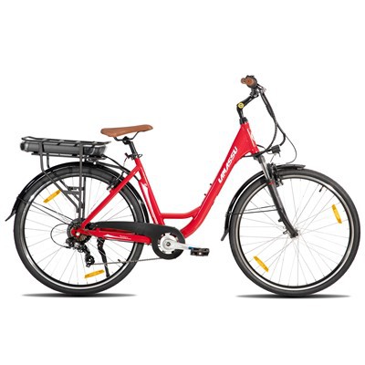 JOYKIE LAMASSU 28 אינץ' אופני הרים חשמליים 250w 36v מנוע כפול V בלם 7 הילוכים מסגרת סגסוגת אלומיניום להתאמה אישית
